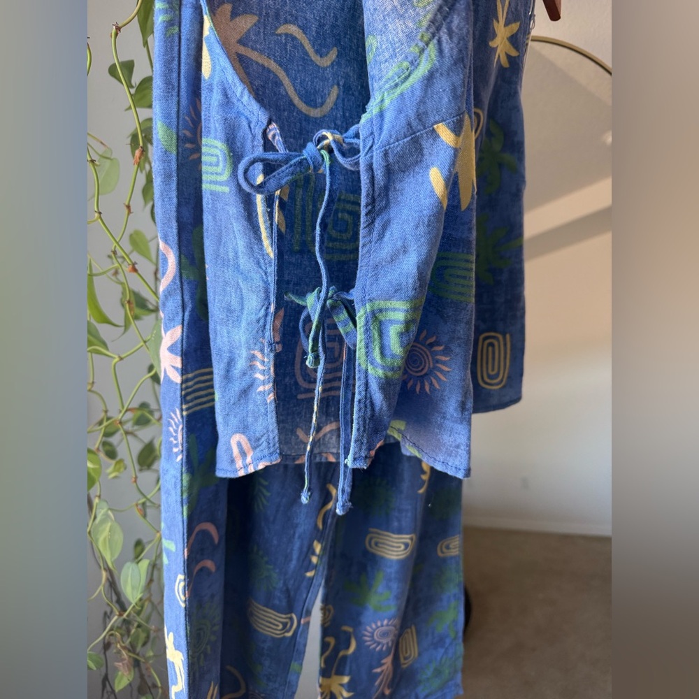 Chic Blue Women's Set - Picture 8 of 11